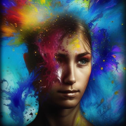 Hyperrealistic Broken Dreams in Splash Art Style