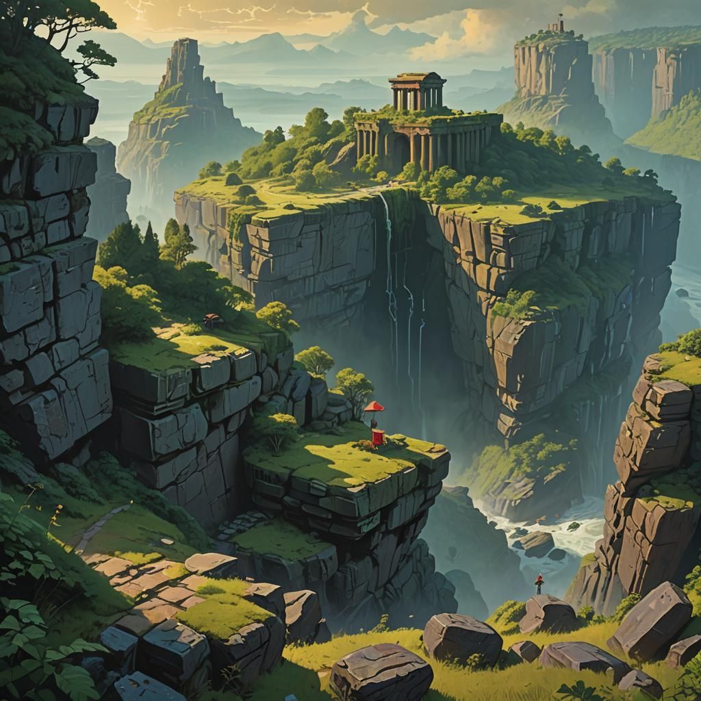 Big Mac in Majestic Fantasy Landscape