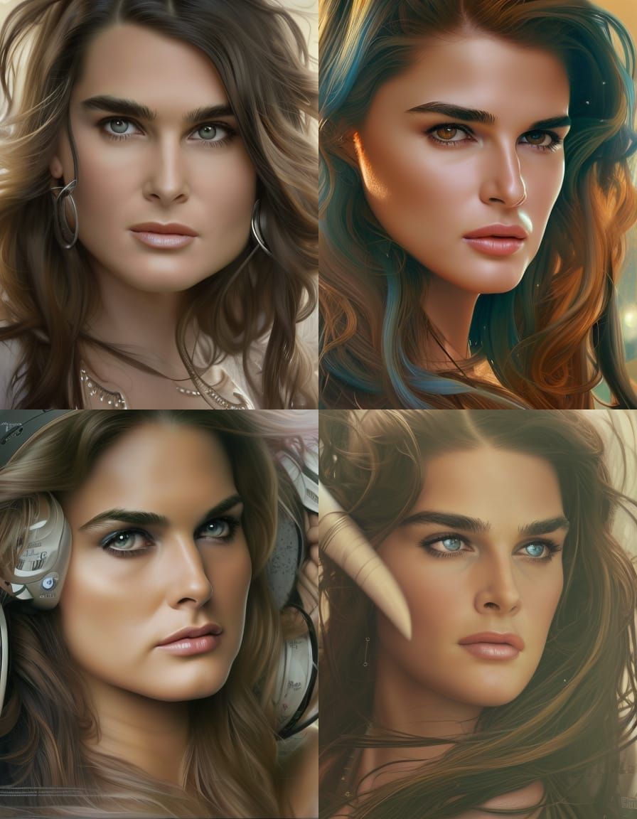 Attractive Teen DJ Portrait in Hyperdetailed 8k