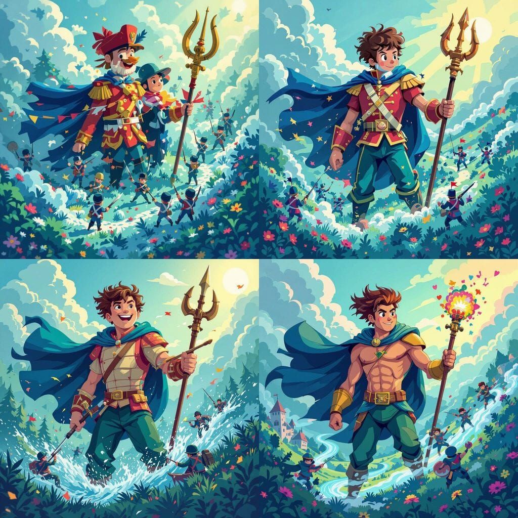 Epic Battlefield View for Kids, Aerial Perspective