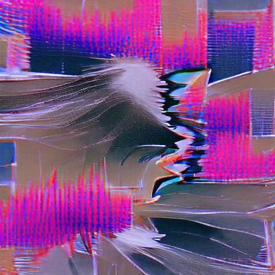 Abstract White Noise Generated by AI