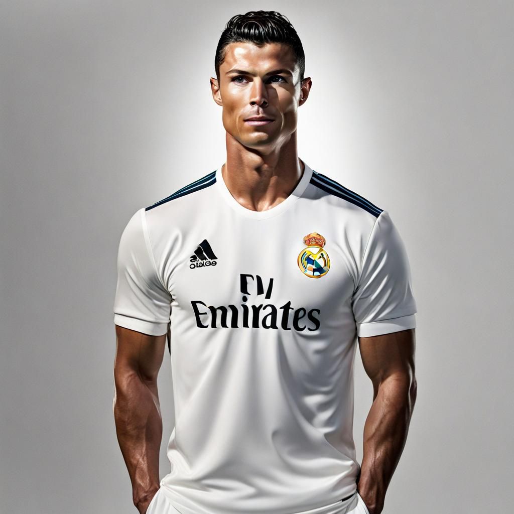Cristiano Ronaldo in Real Madrid Jersey, 2023