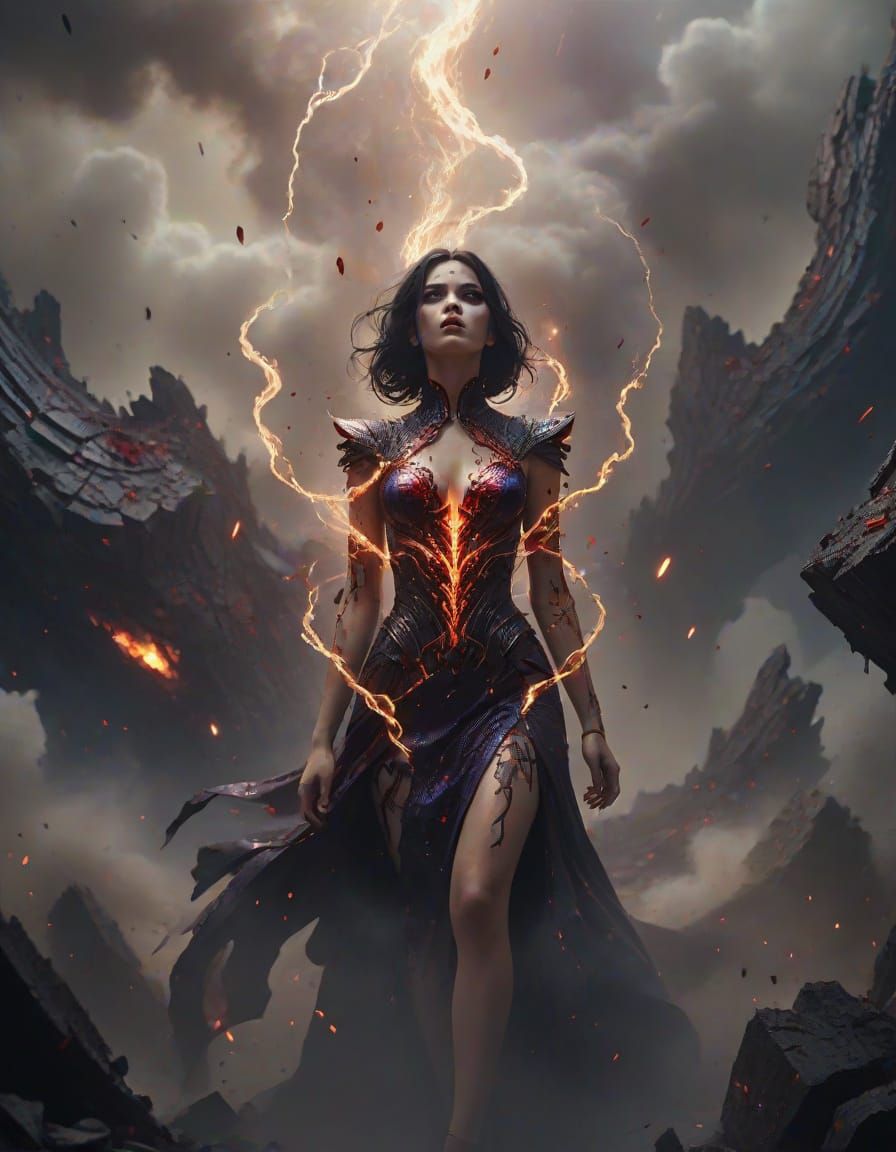 Cosmic Hero Amidst Dimensional Destruction