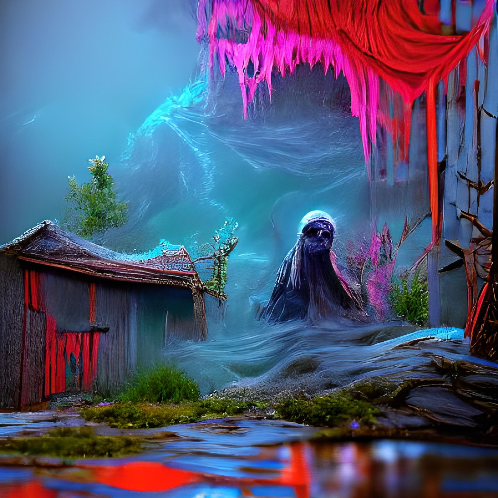Creepshow Ghoul: Detailed Matte Painting
