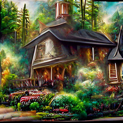 Enchanting Cottage Retreat in Forest Landscape