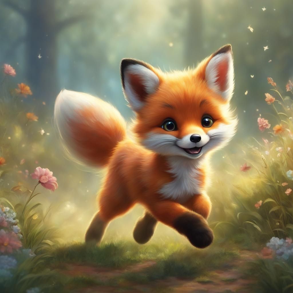 Happy fox