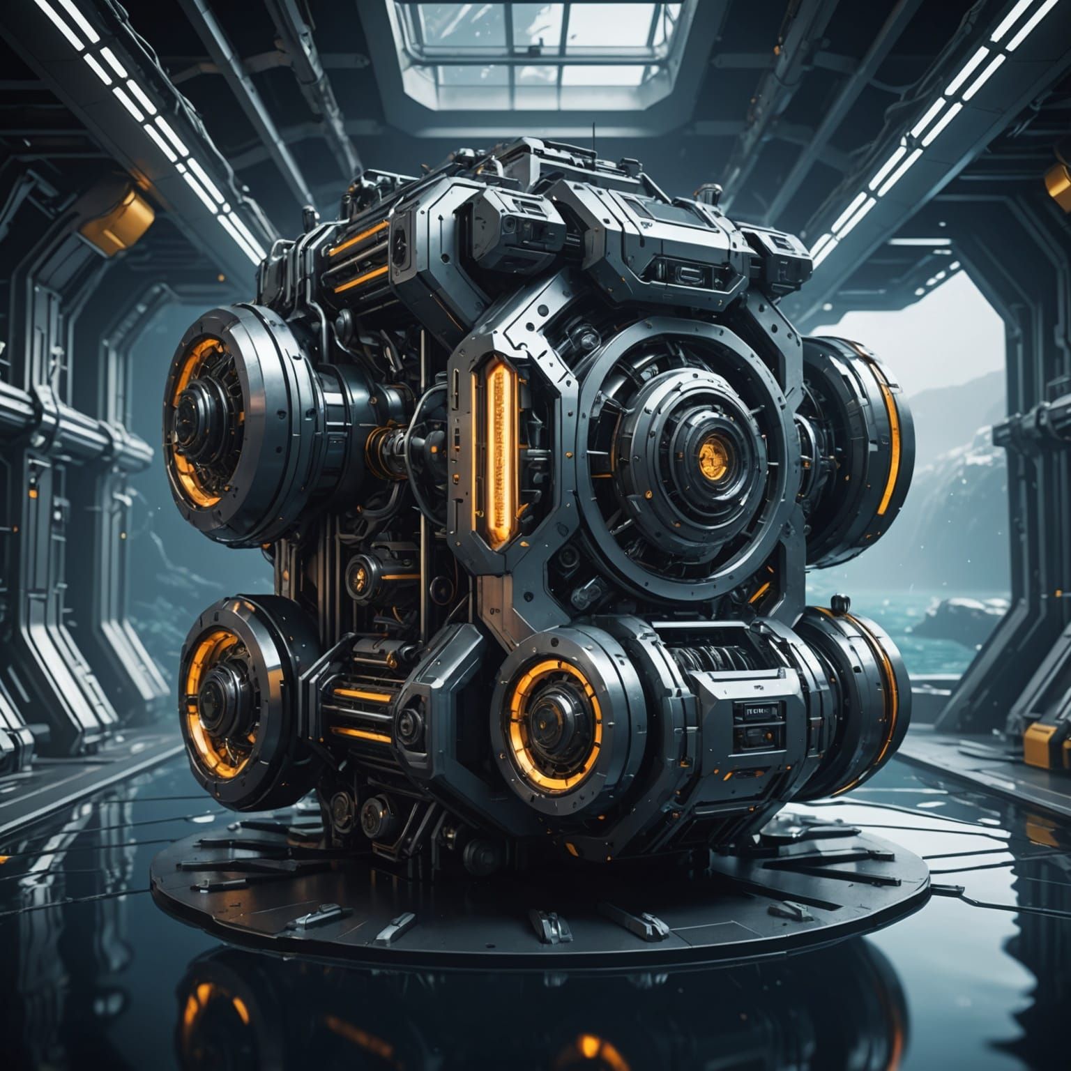 Futuristic Quantum Accelerator in Underwater Lab