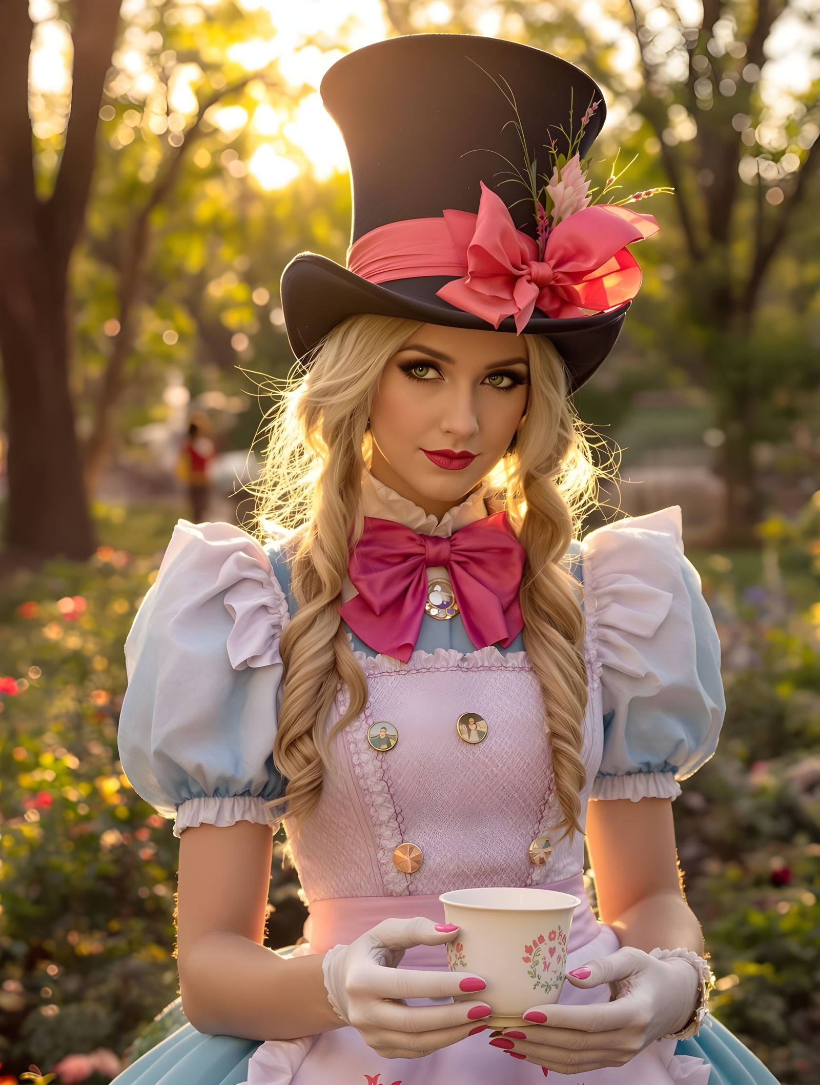 Alice Becomes the Mad Hatter in Wonderland