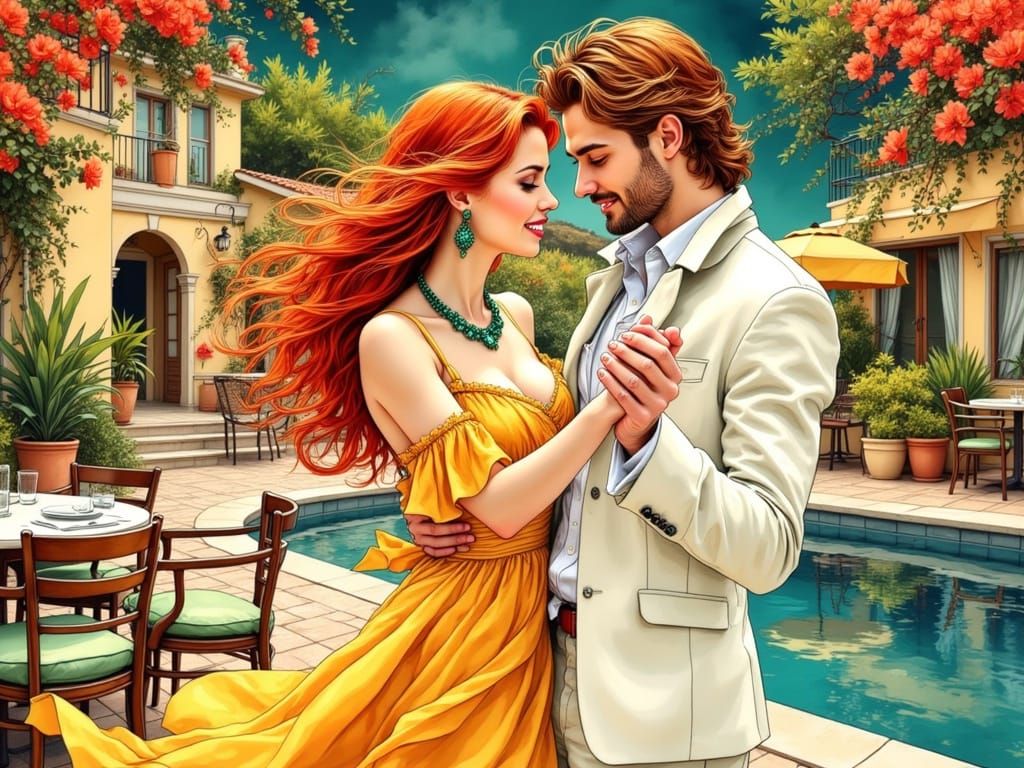 Romantic Evening in a Mediterranean Paradise