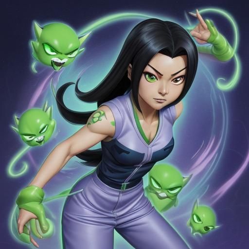Jade Chan as Ben 10 Alien in Anime Style