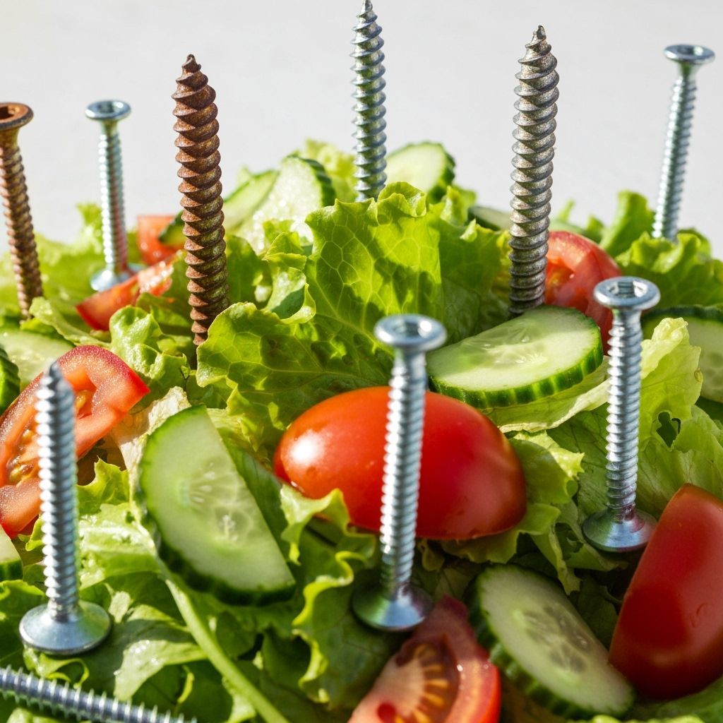 Salad Made of Screws: An Unappetizing Meal