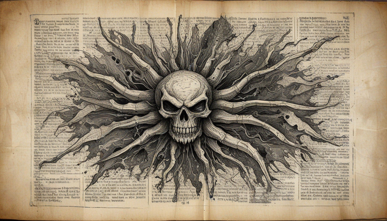 Weathered Comic Book Art in Distressed Style