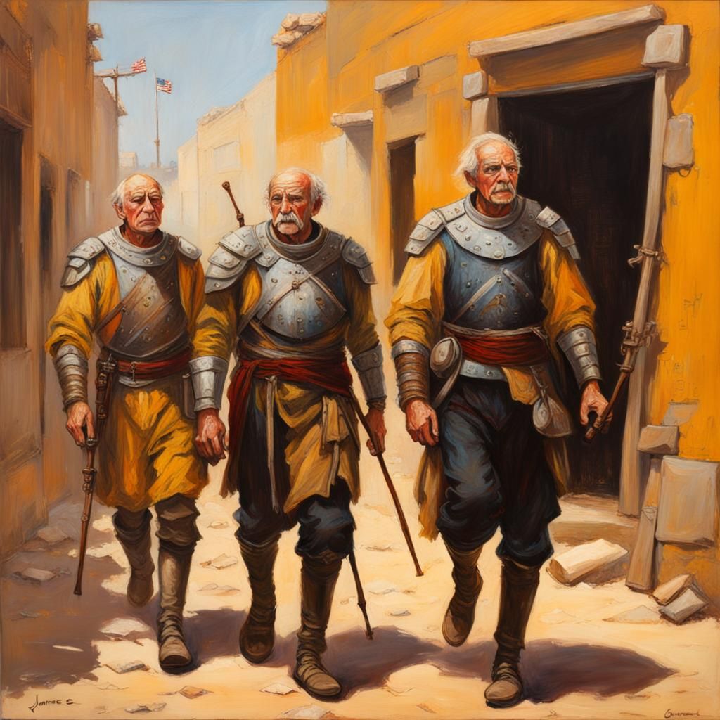 Touching Hands in the Darkness: Oil Painting