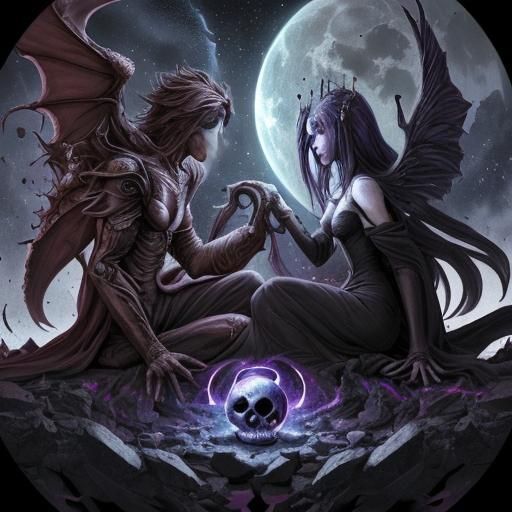 Eternal Embrace: Life, Death, and Duality