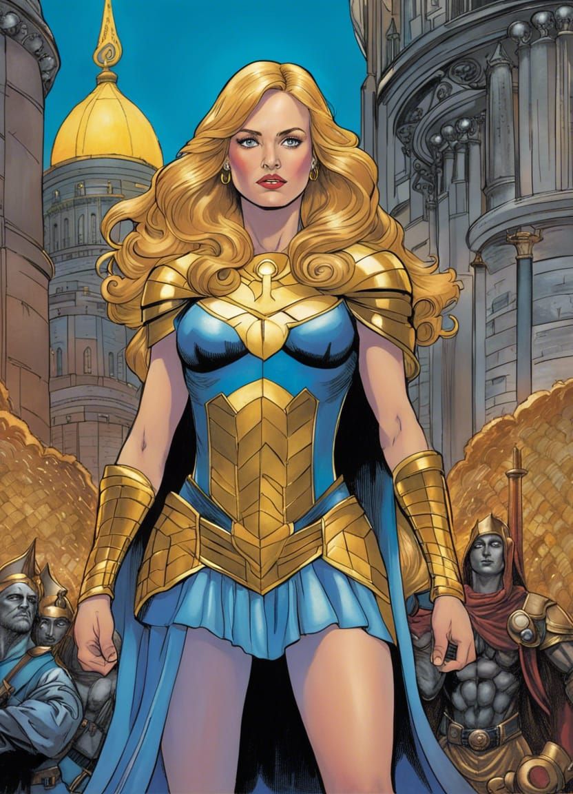 Goddess of the Night City Comic Book Cover