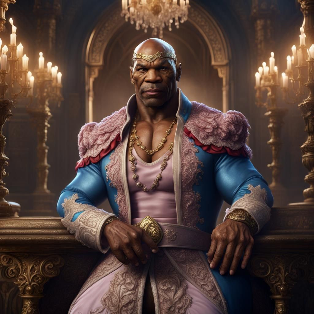 Mike Tyson as Princess: Fantasy Concept Art