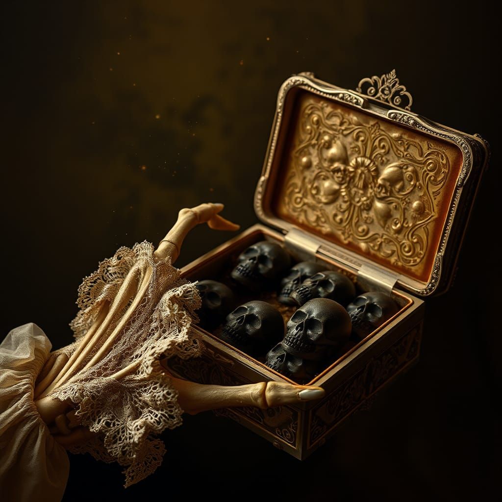 Would You Like A Skull-Diva Chocolate Skull?