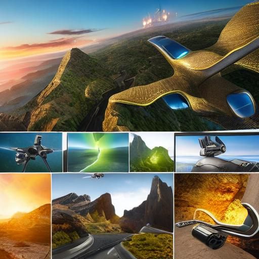 Sci-Fi Bird Vehicle Transports Cosmic Stars