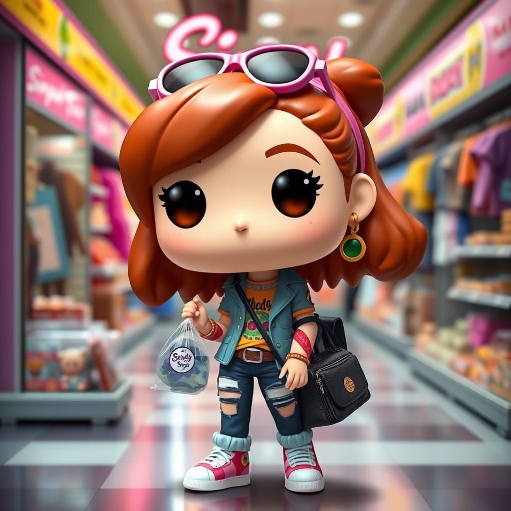 funko pop figure disney brenda song shopping at sinsay