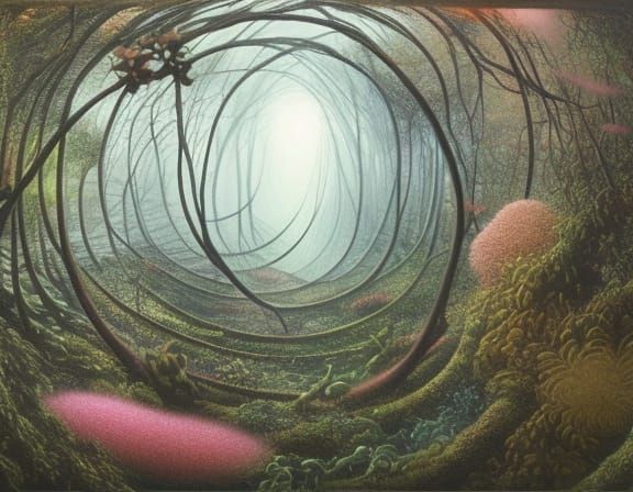 Cellist on Stargazing Platform with Rotating Sphere