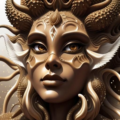 Sand Creature Dissolving: A Fantasy Action Scene