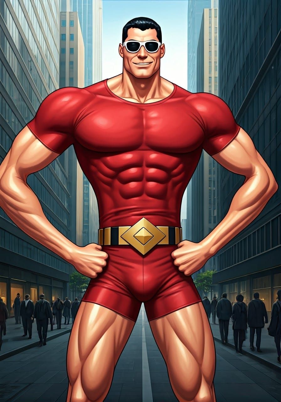 Sarcastic Plastic Man Stretches Limits in City Chaos