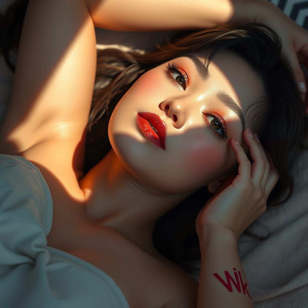 Anime-Style Yae Miko as High-Fashion Model