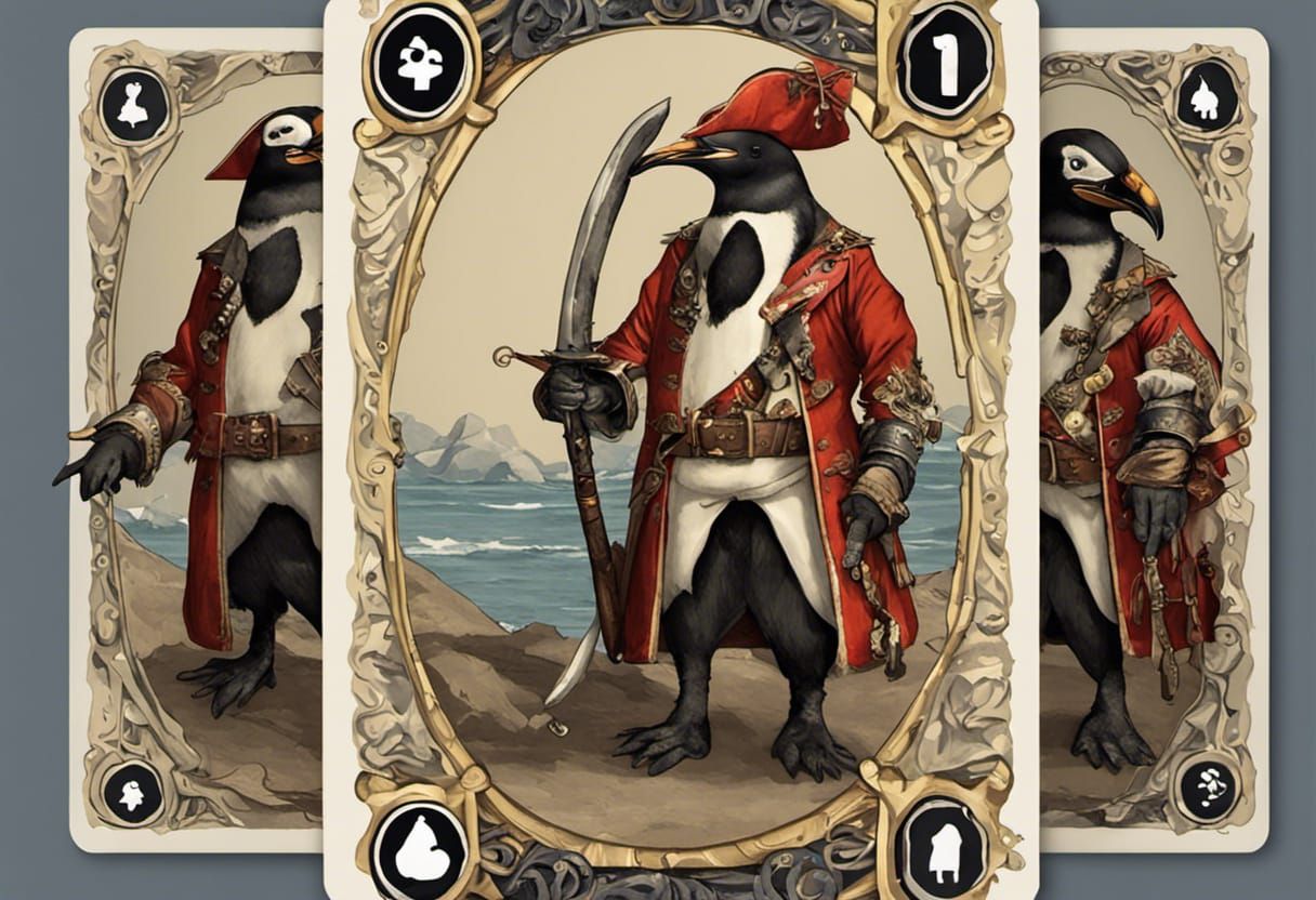 Pirate playing cards
