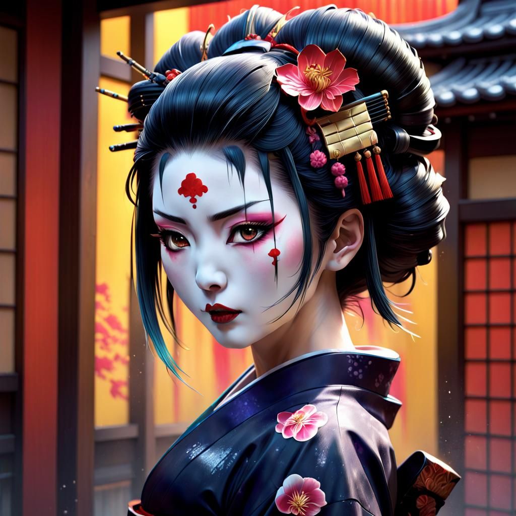 Gothic geisha