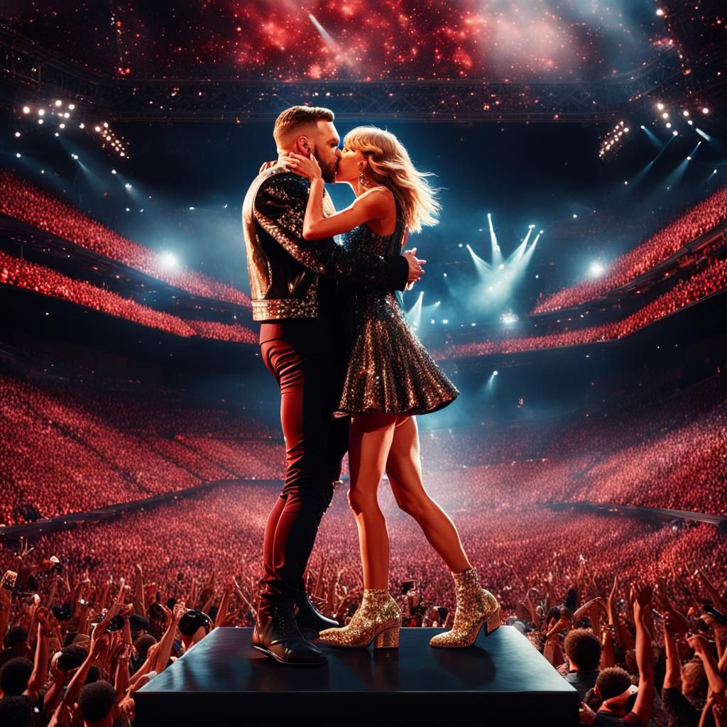 Epic Concert Kiss: Taylor Swift and Travis Kelce