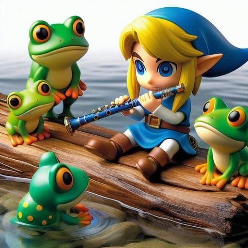 Links Performs Epic Ocarina Concert Under Golden Hour