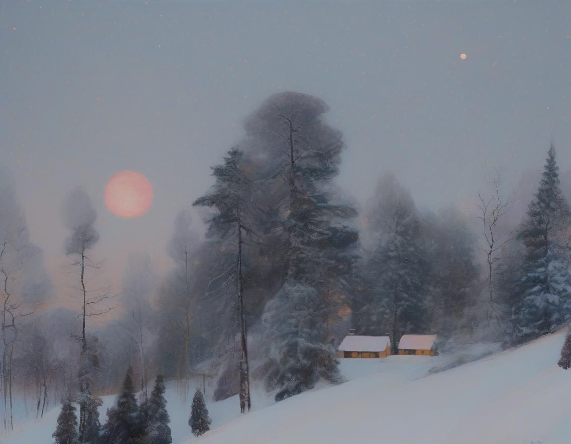 Abstract Composition in Kandinsky Style