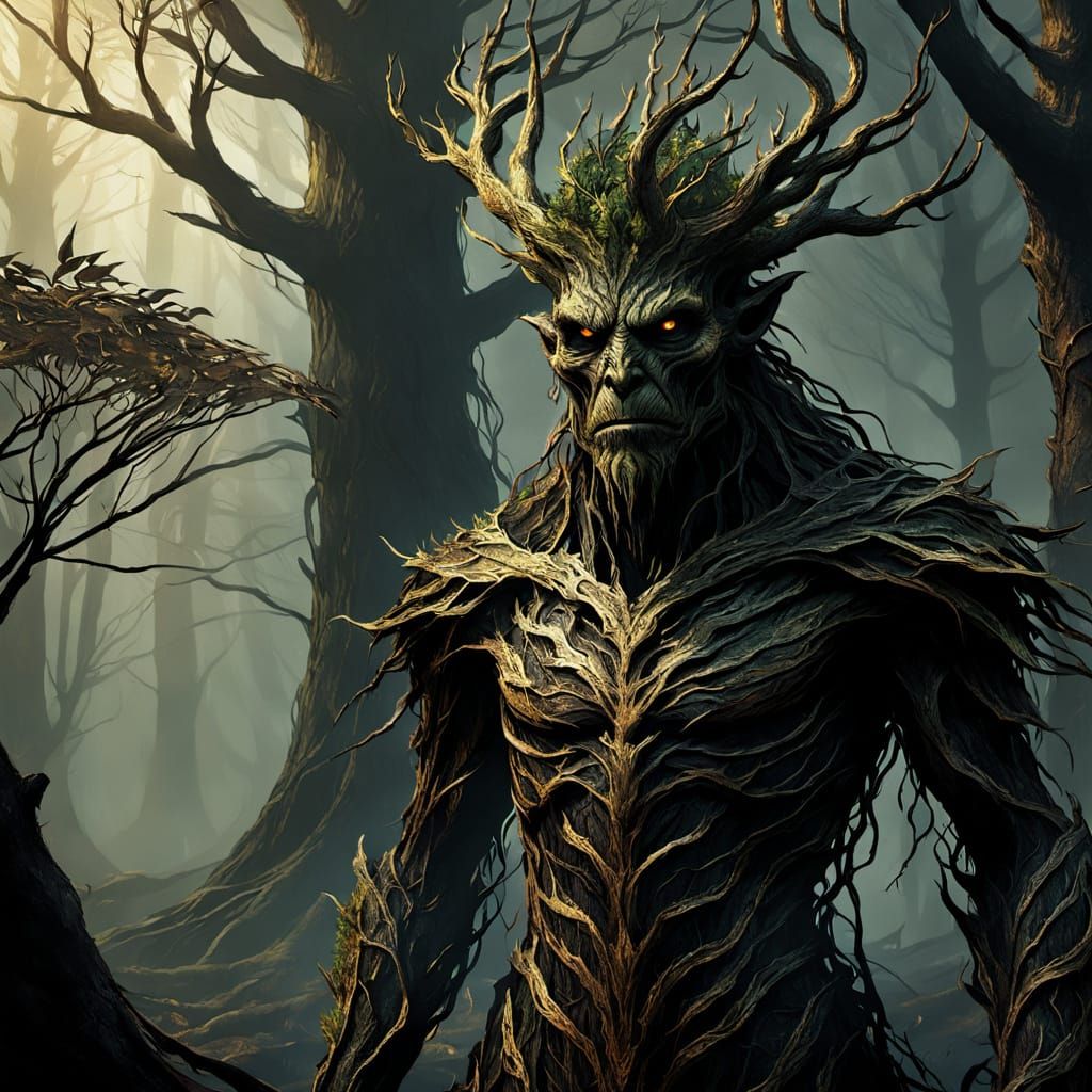 Treefolk of the Day: Charred Elder

Fantasy concept art. Clo...