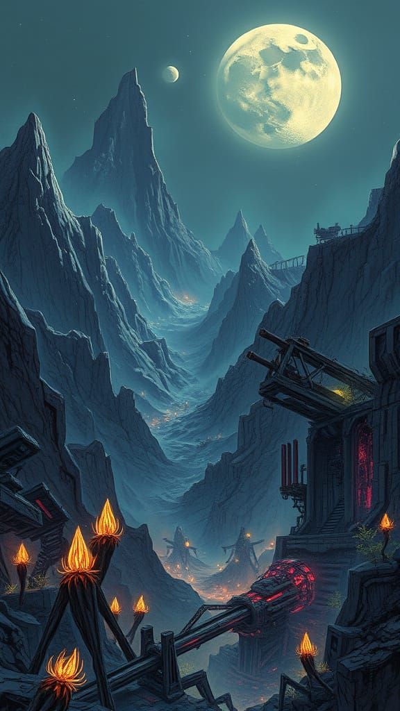 Inanna: Alien Twilight on a T'au Mining World