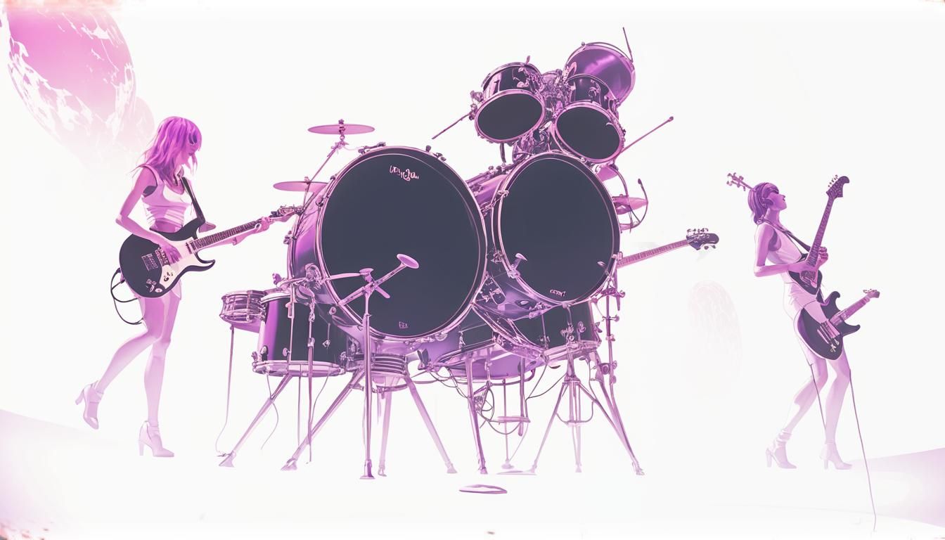 Hard Rock Band on Pluto: Neon Galactic Concert