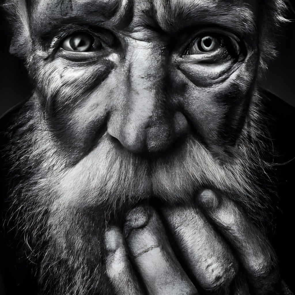 Intimate Close-Up Portrait in Ambient Light