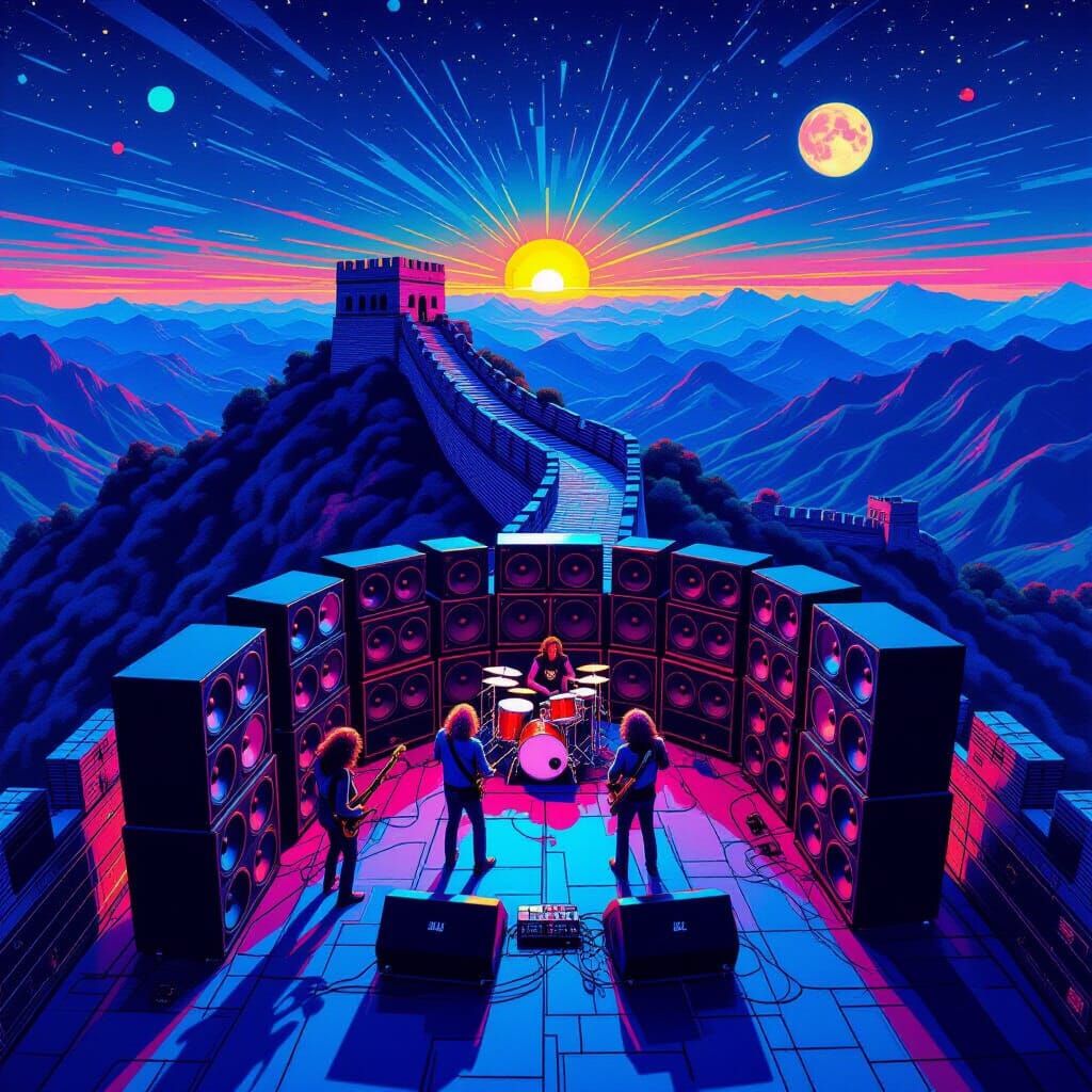 Grateful Dead Perform on Great Wall of Sound