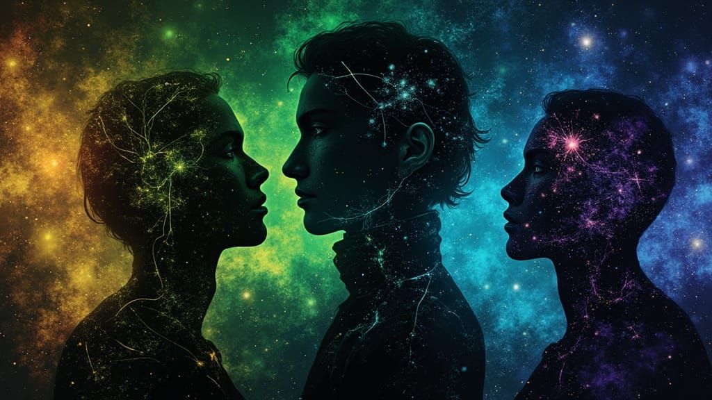 Iridescent Cosmic Dreamscape in Hyper-Realistic Digital Art