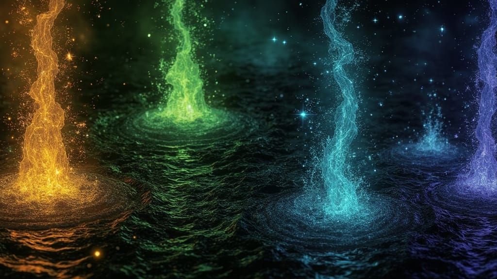 Surreal Cosmic Dreamscape in Hyper-Realistic Digital Art