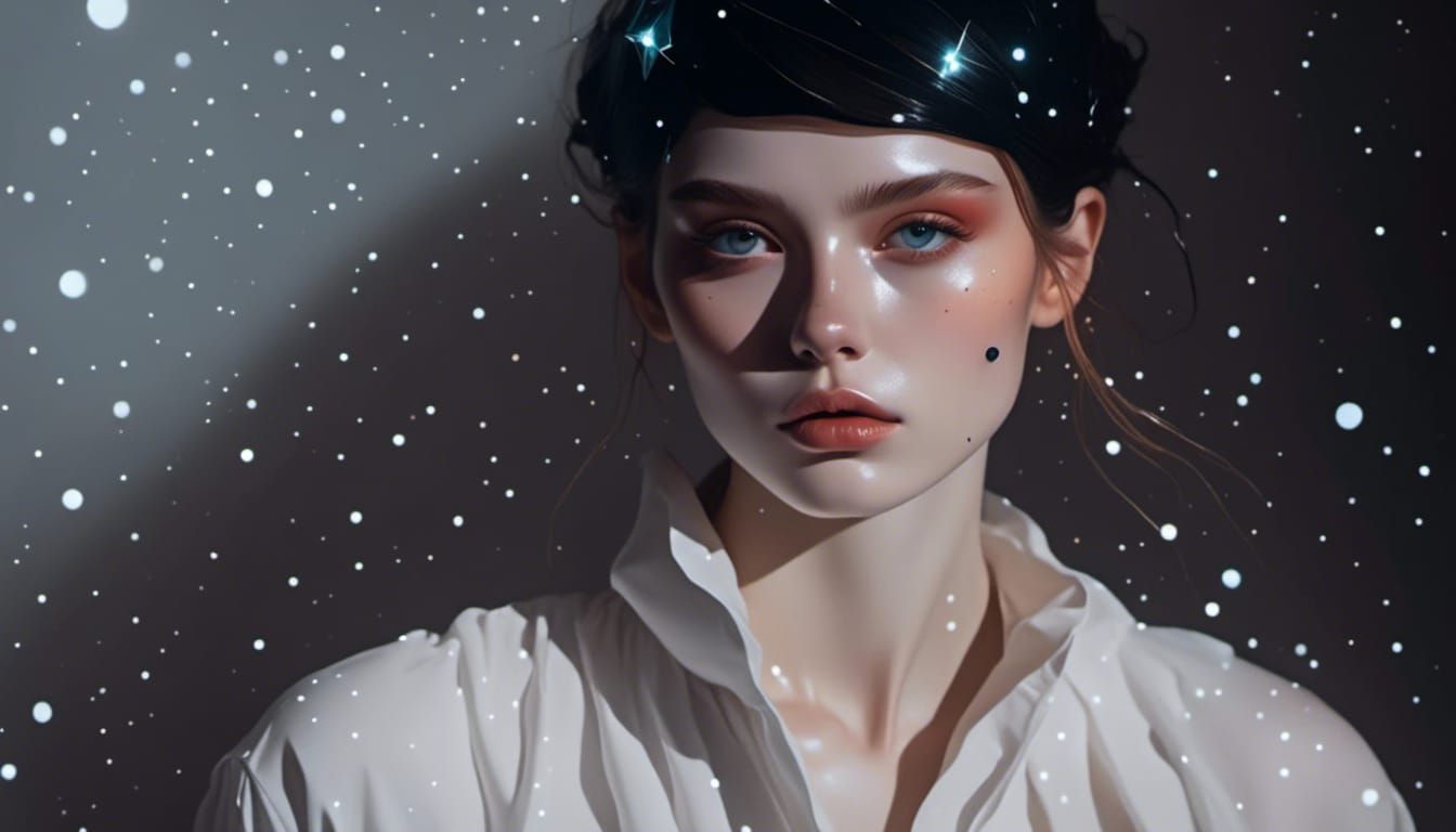 Dark Fantasy Abstract Art with Fine Details