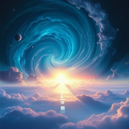 Nature Blends Seamlessly into Cosmic Space