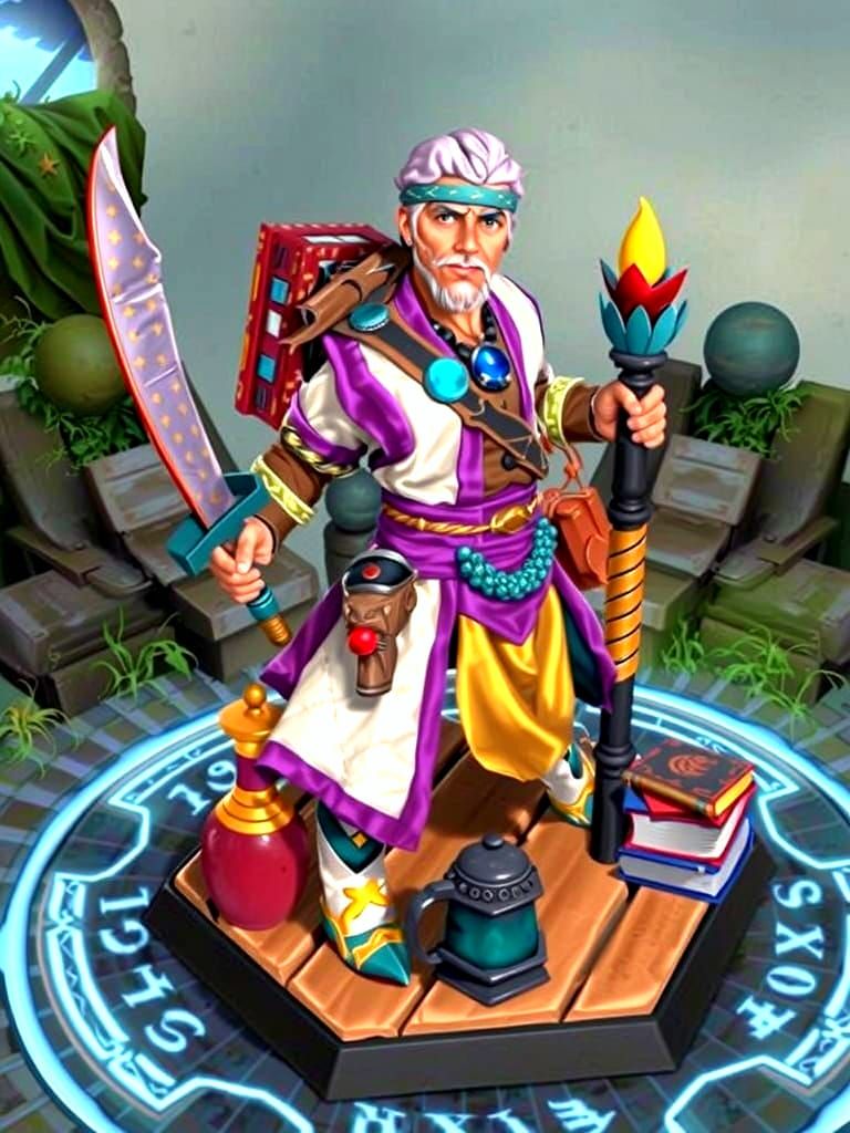 Portrait of Nur al-Din al-Musifar