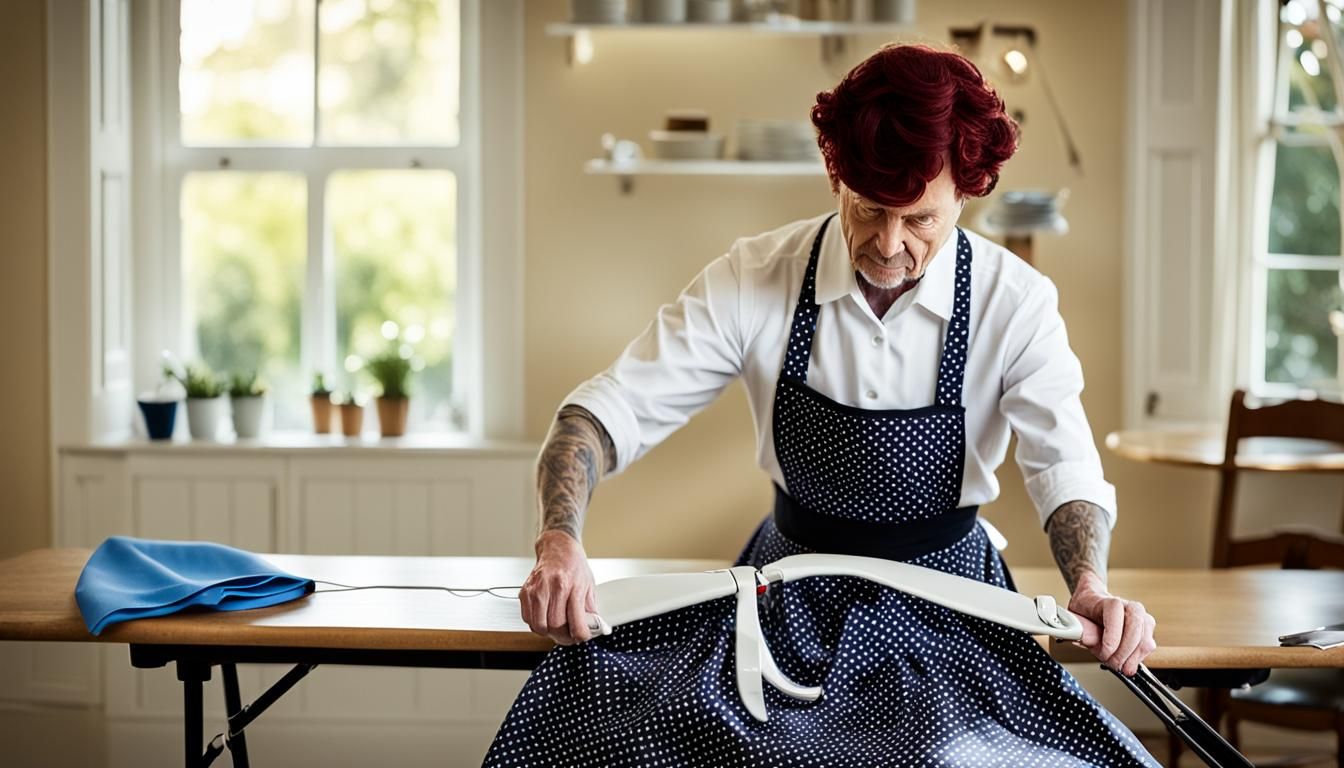 Ozzy Osbourne Ironing Dress: Professional Photography
