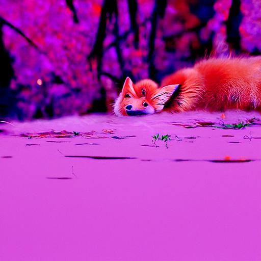 Adorable Red Fox Near River: Photorealistic 8K