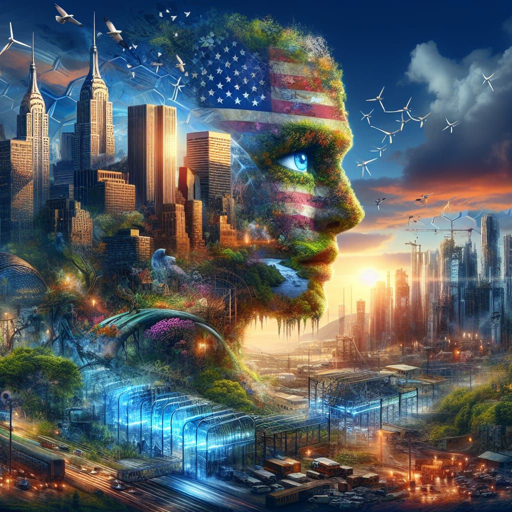 Surreal Movie Poster: America's Climate Change Future