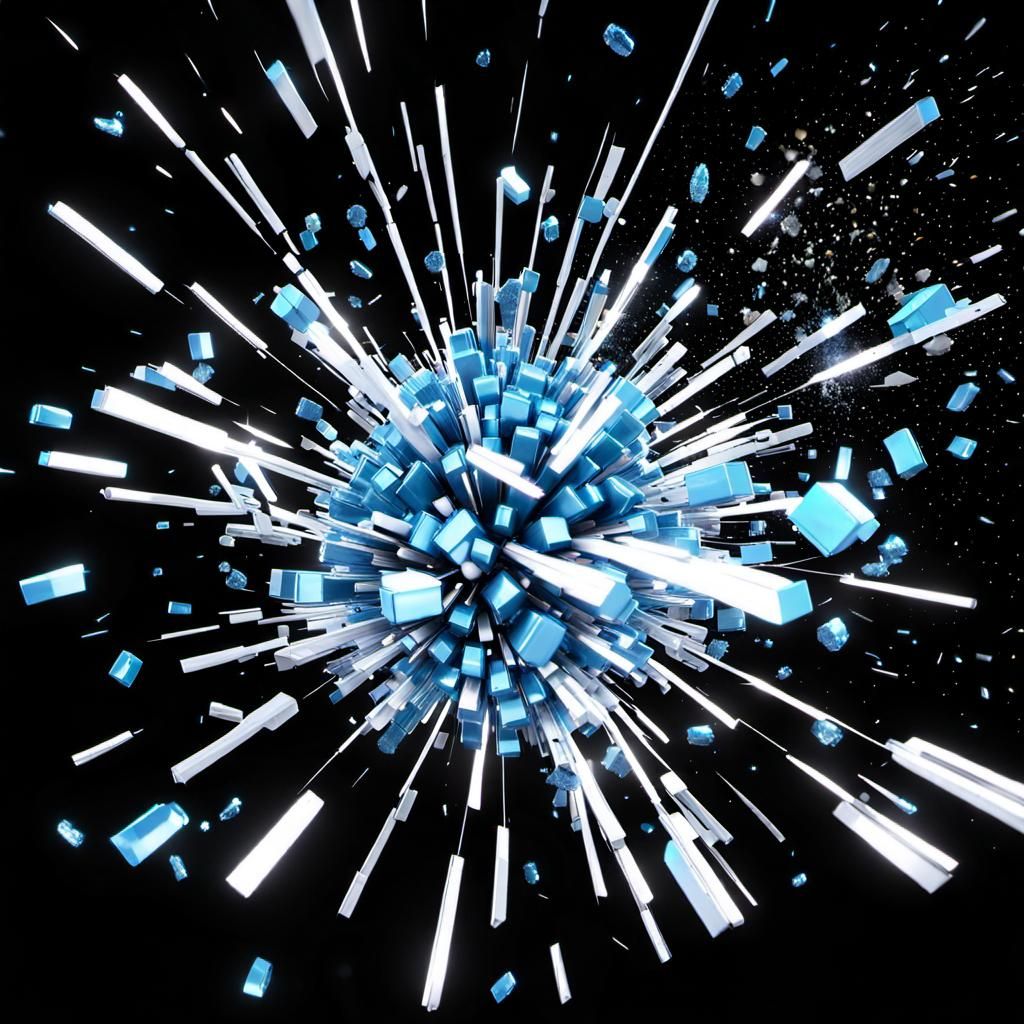 Dynamic Explosion into Glittering Shards in Unreal Engine