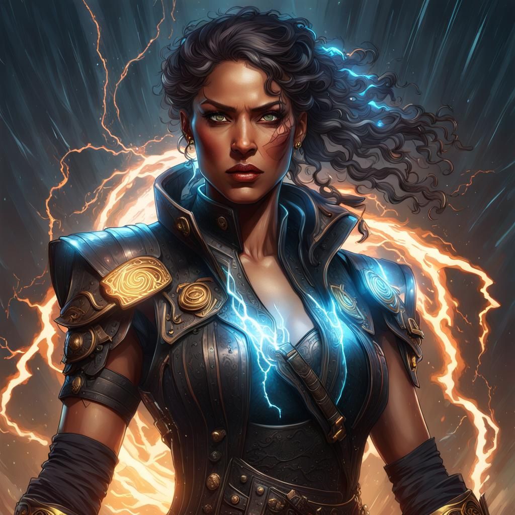 Voltaic Vest Portrait in Dynamic Lighting