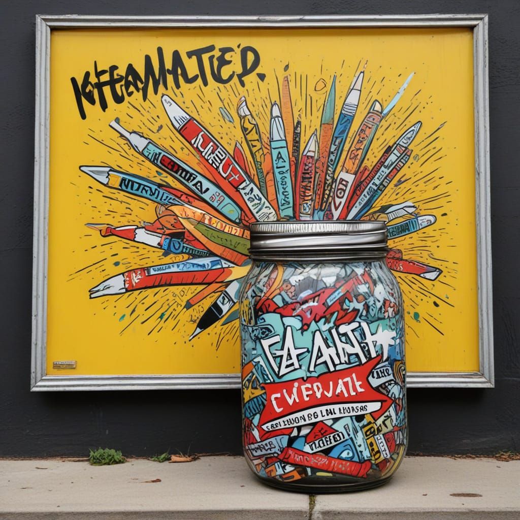 Surreal Still Life with Quirky Billboard