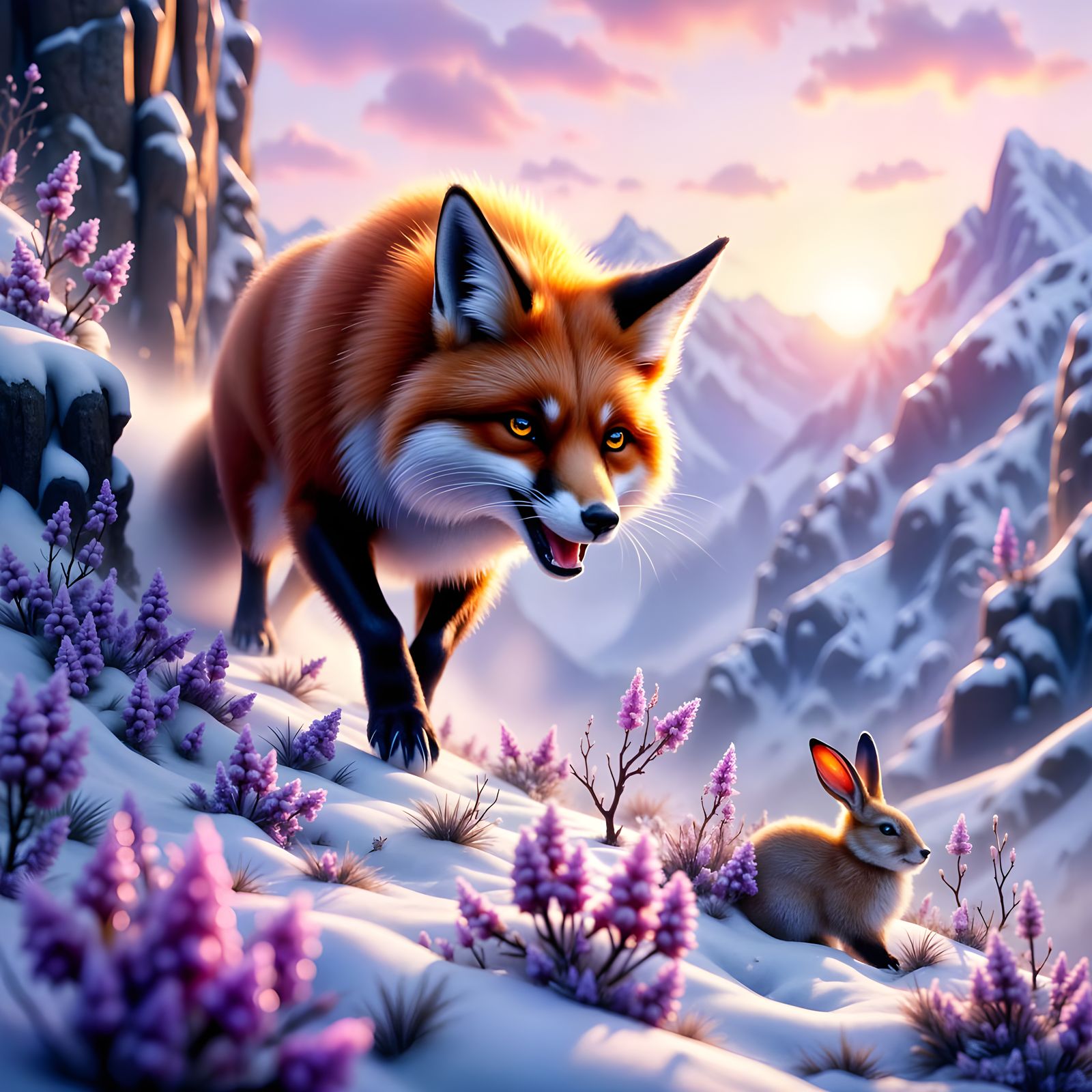 The Fox and the Rabbit
