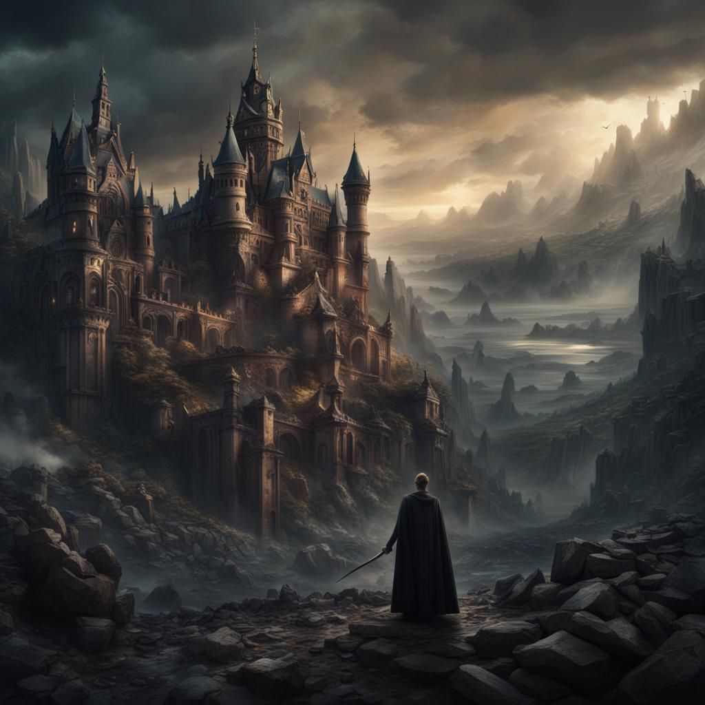 Epic Prince Among the Damned Digital Painting